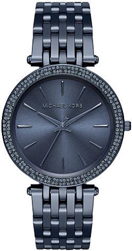 Women's Blue Michael Kors Darci Steel Glitz Watch MK3417